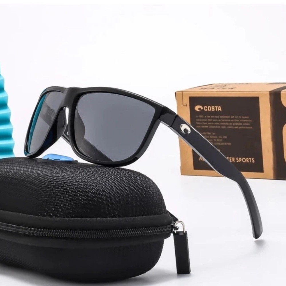 Costa Del Mar Sunglasses Rincondo Polarized Black Gray 580P 06S9010 03 61mm